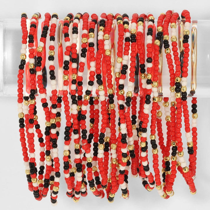 Stretch Seed Bead GAME DAY Bracelets