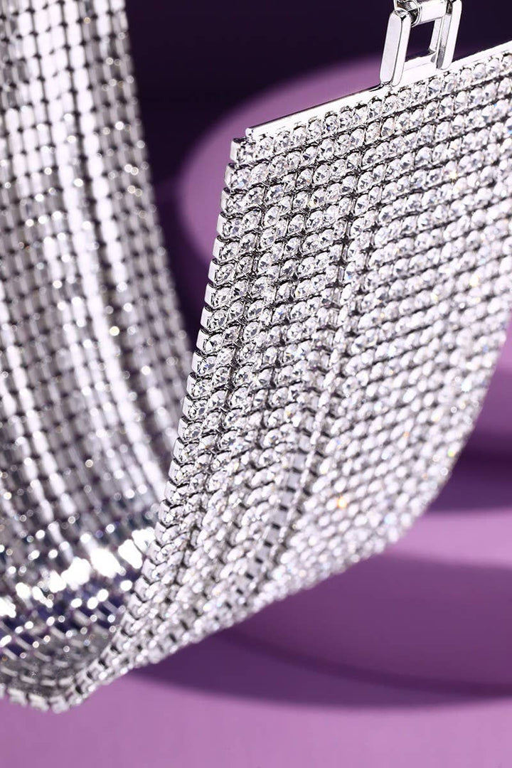 Multi-Strand Rhinestone Bracelet