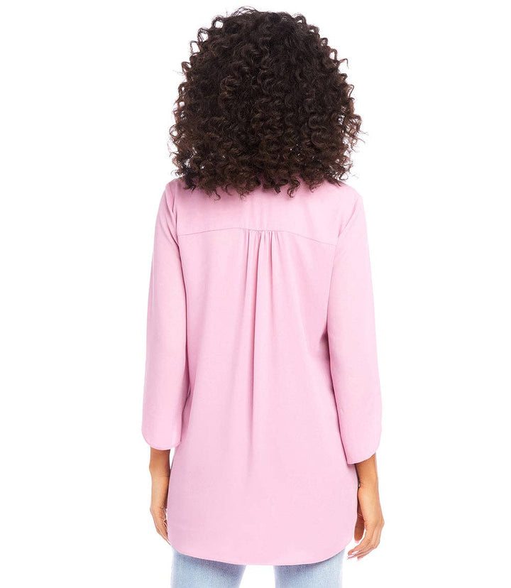Rose Asymmetric Top-Karen Kane