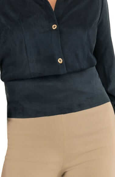 Adjustable Suede Tie Belt