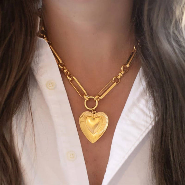 Gold Heart Necklace