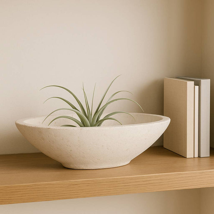 White Terracotta Bowl