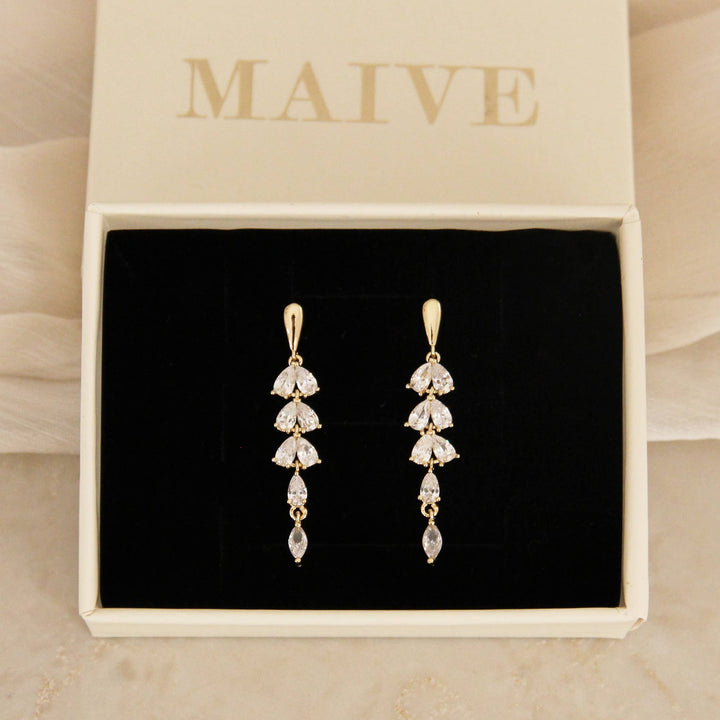 Pear Marquise Dangle Earrings