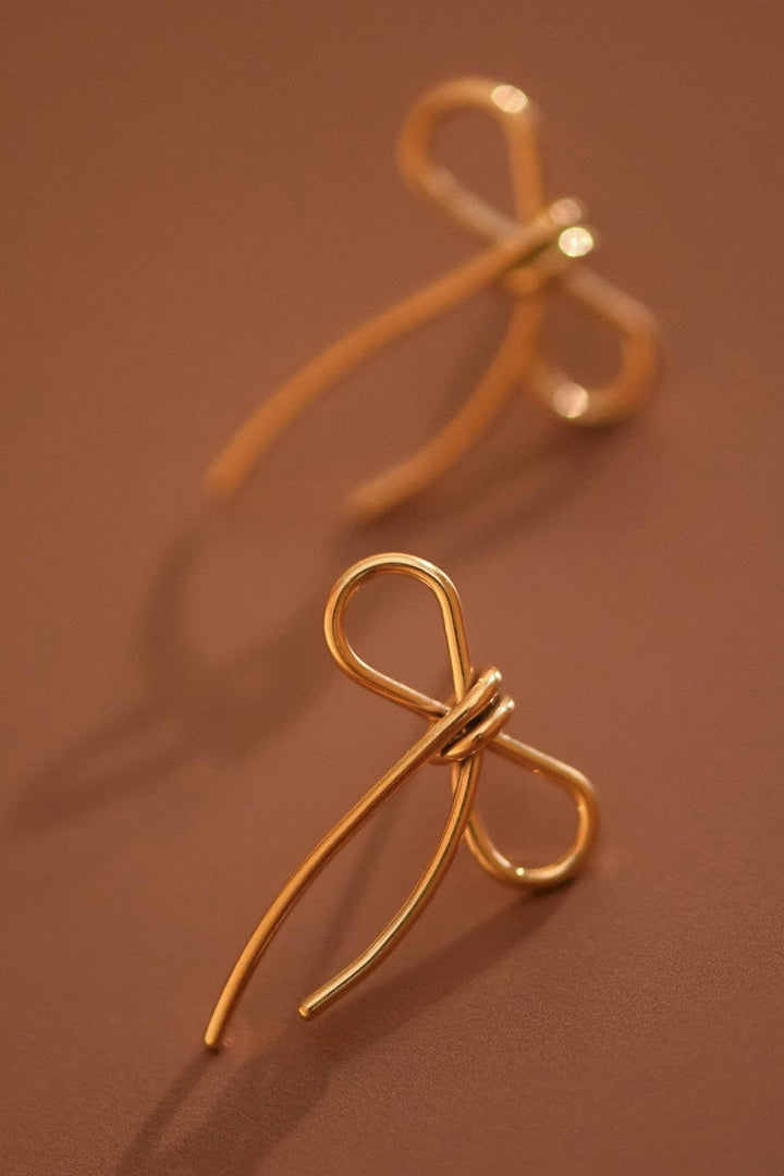 18K Gold Plated Waterproof Stainless Steel Stud Earrings