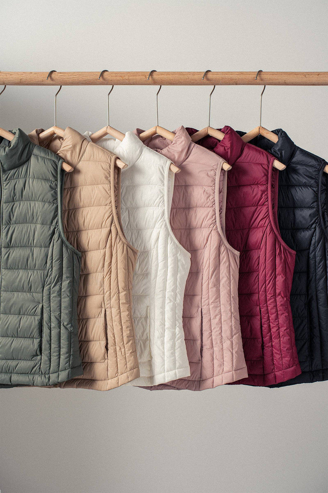 White Zip-Up Vest