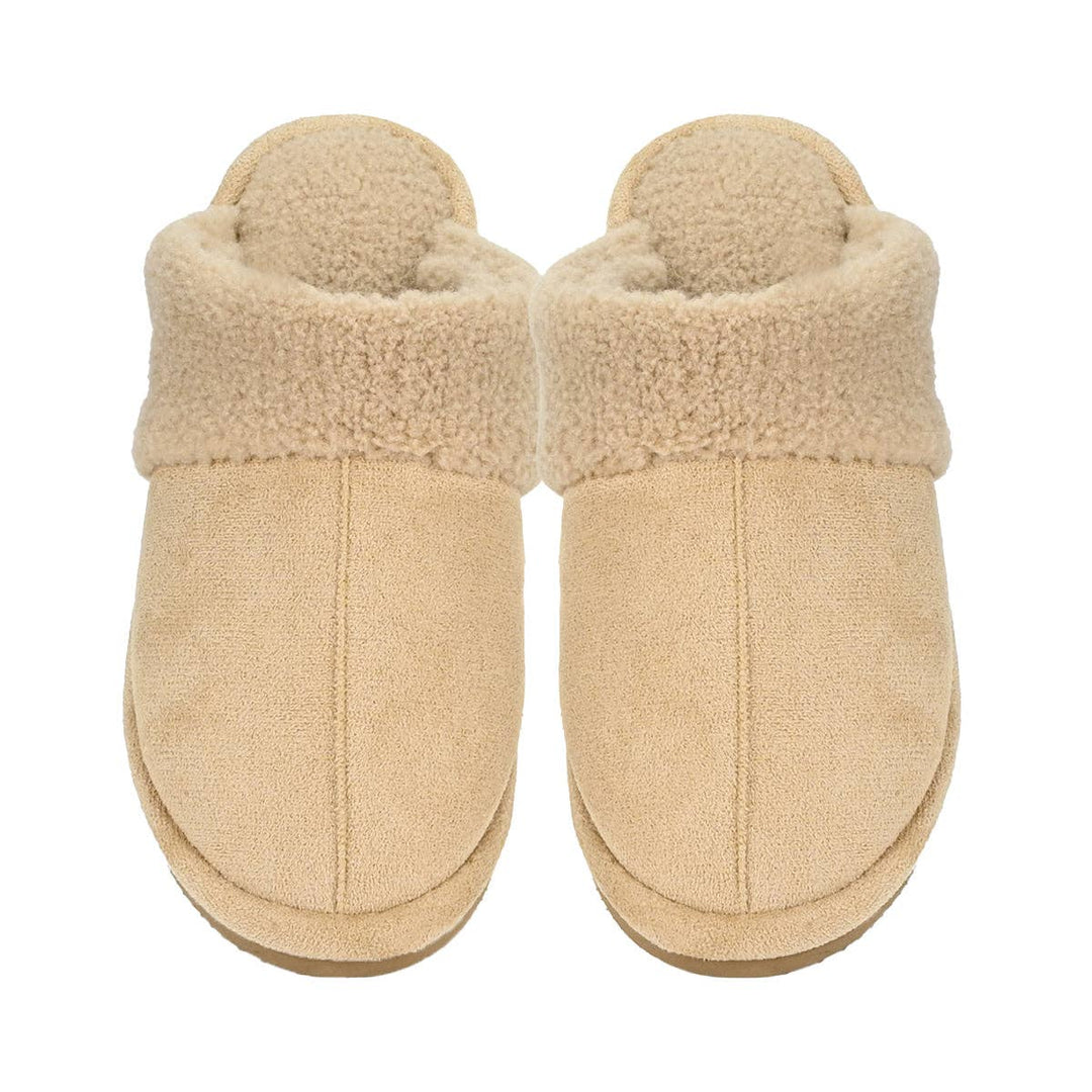 Fur Suede Sherpa Slippers