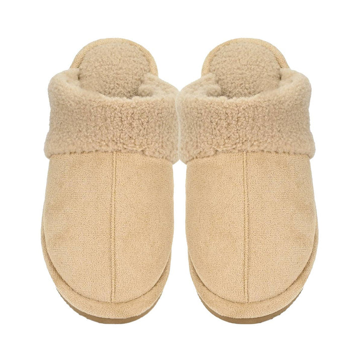 Fur Suede Sherpa Slippers