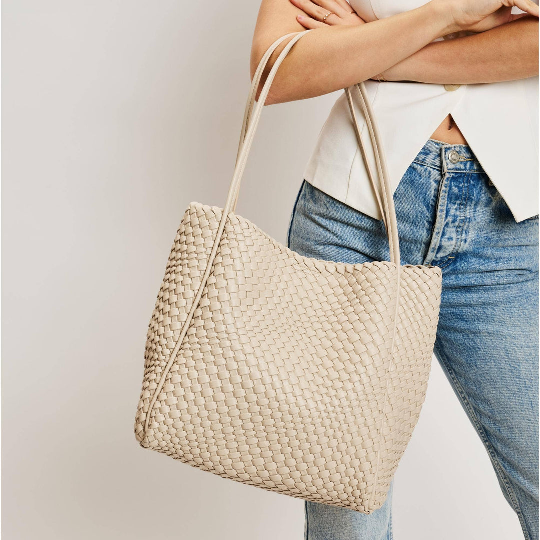 Natural Woven Tote