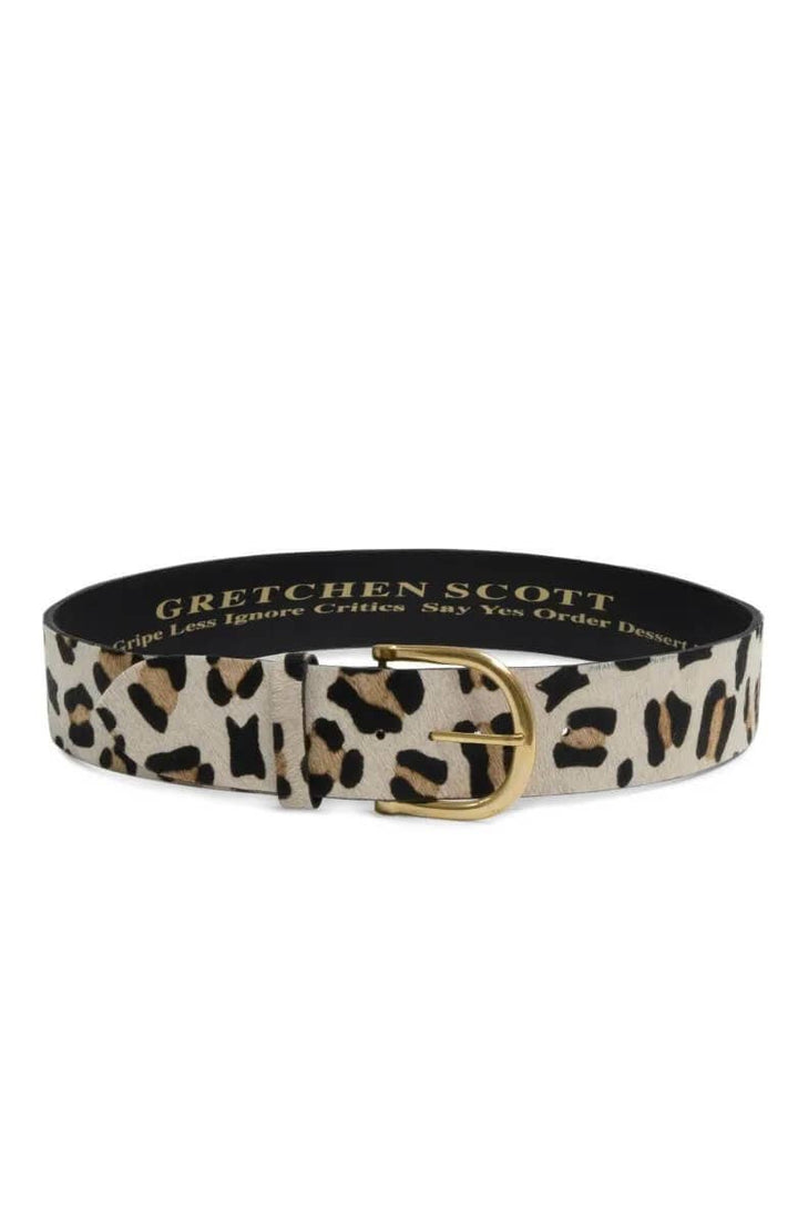 Leopard Print Belt