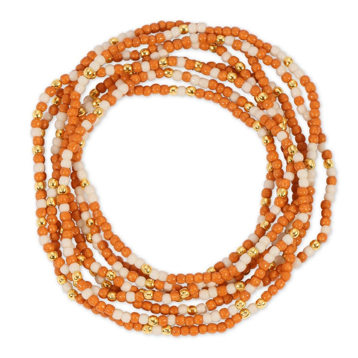 Stretch Seed Bead GAME DAY Bracelets