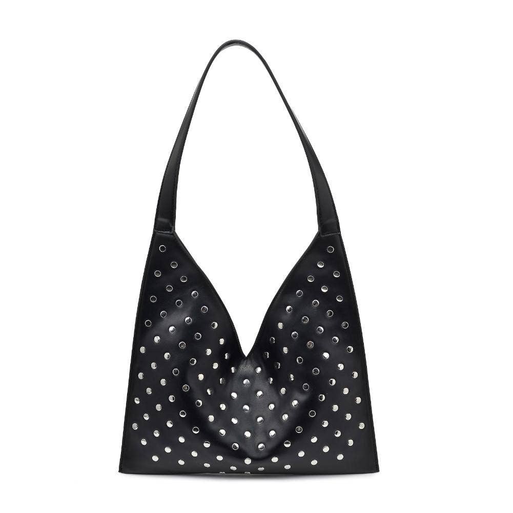 Studded Hobo Bag