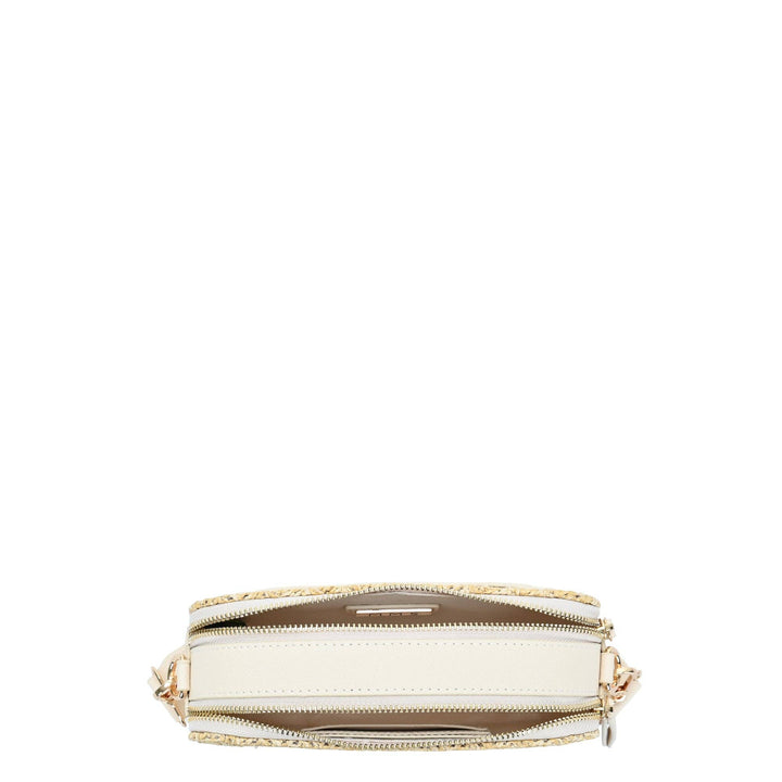 Camel &amp; Straw Crossbody