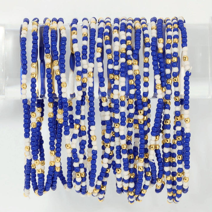 Stretch Seed Bead GAME DAY Bracelets