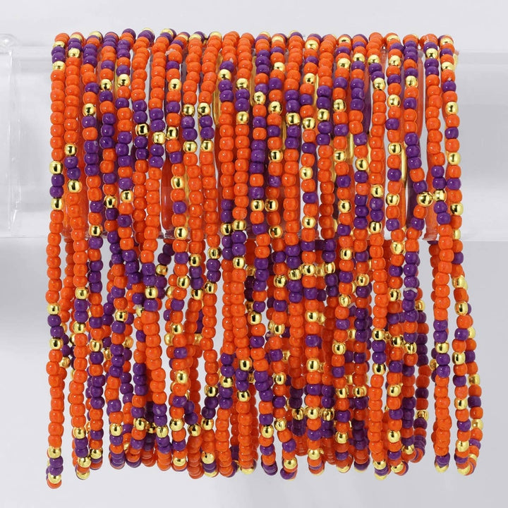 Stretch Seed Bead GAME DAY Bracelets