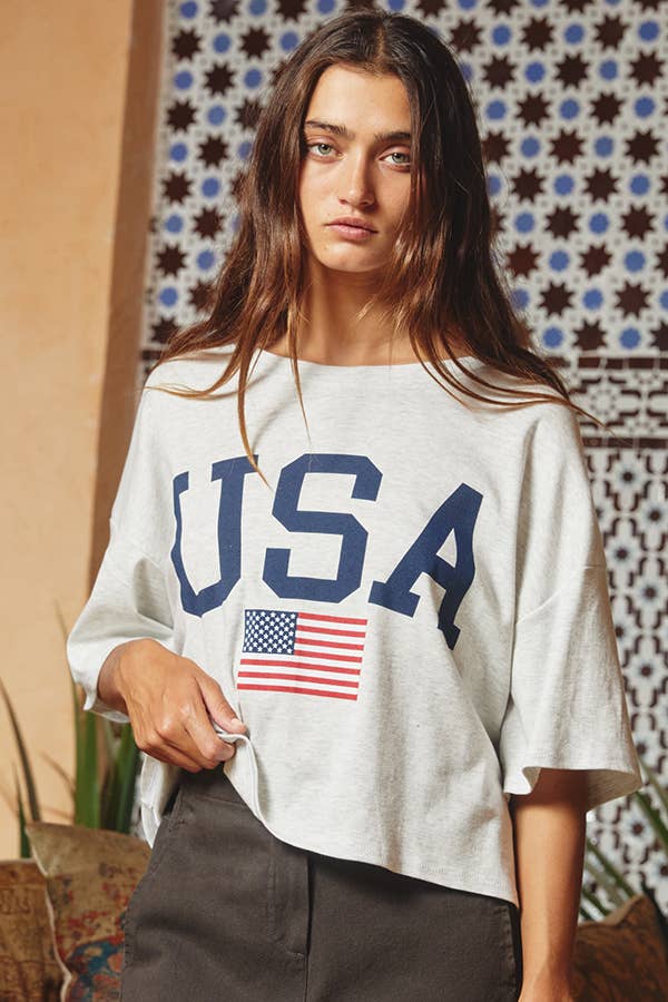 USA Graphic Top