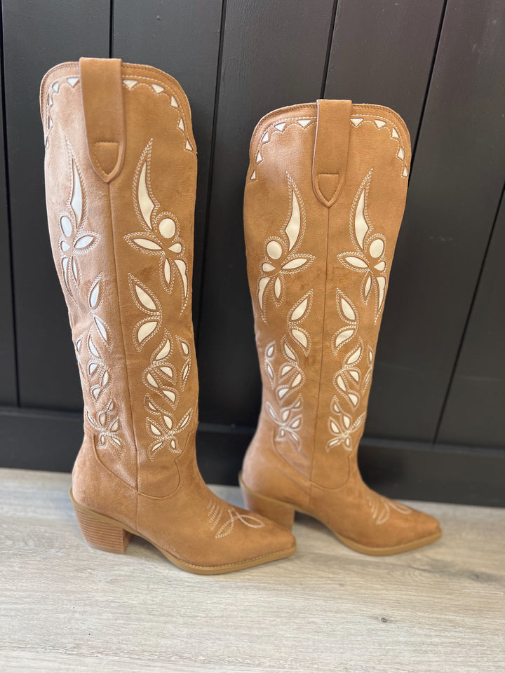 Tan Suede Boots