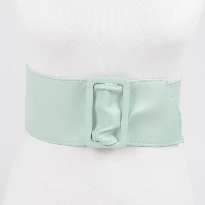 Faux Leather Waist Belt