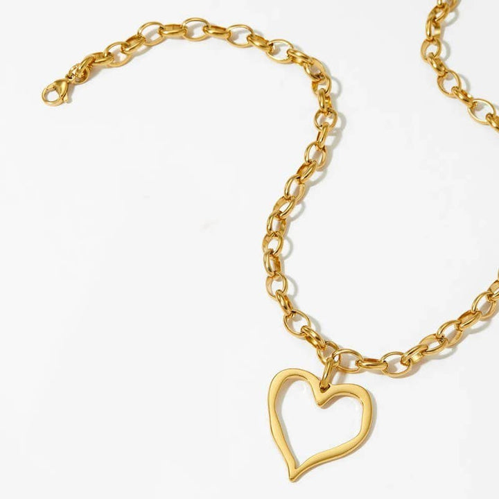 Open Heart Necklace