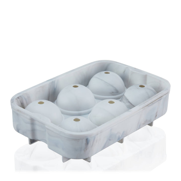 Silicone 2 inch Ice Sphere Mold in Marble