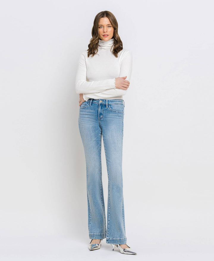 Mid Rise Bootcut Jean