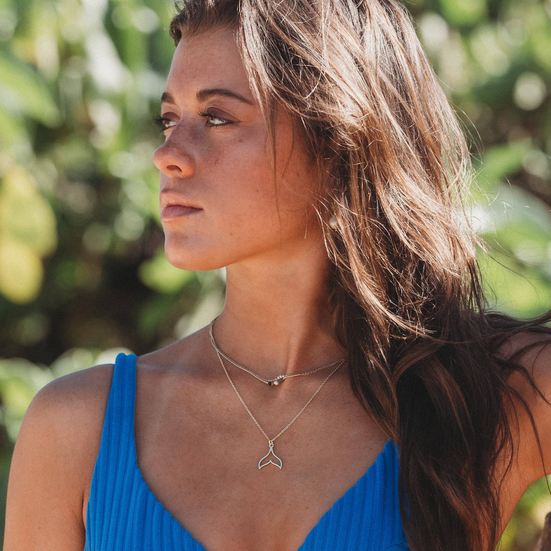 Whale Tail Necklace Set
