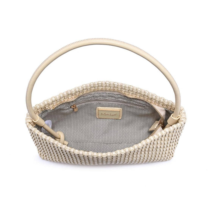 Natural Woven Shoulder Bag