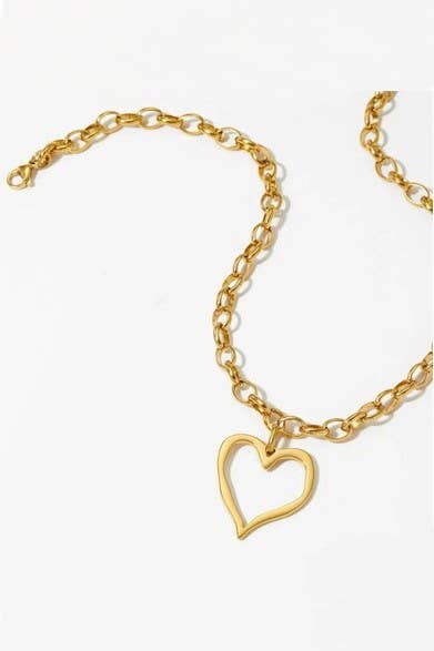 Open Heart Necklace