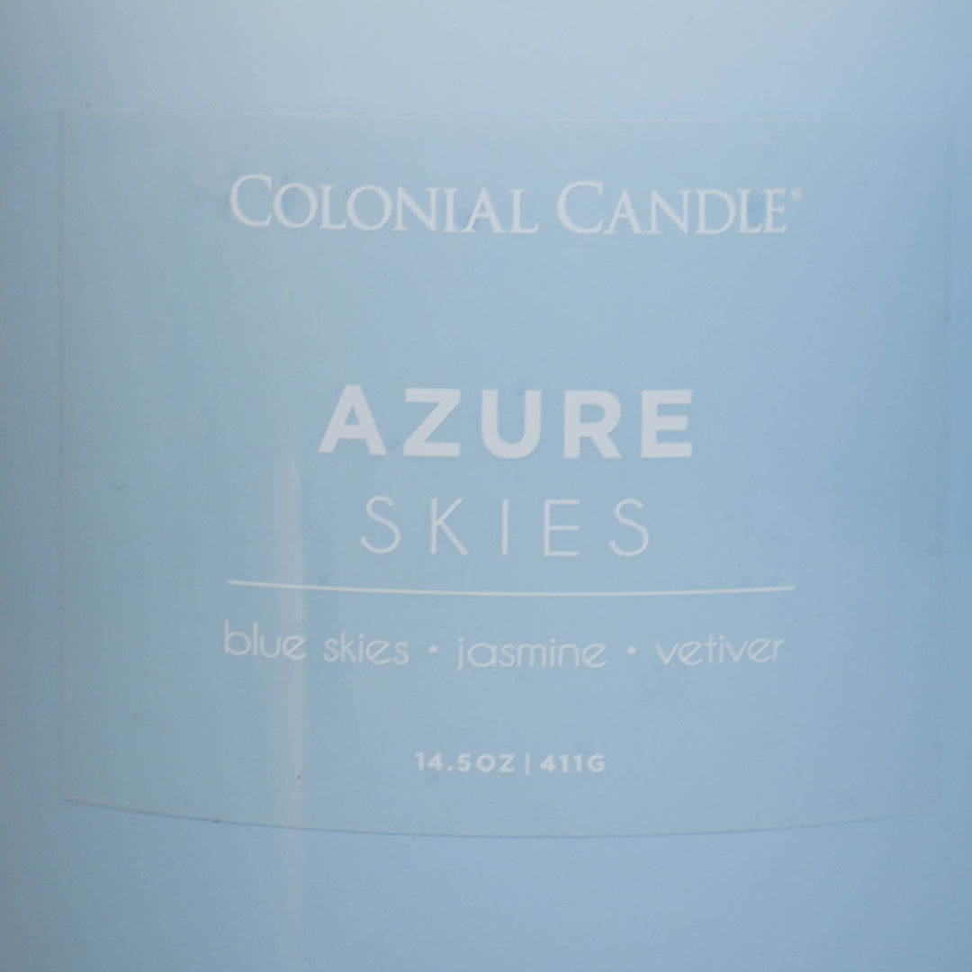 Azure Skies Scented Jar Candle, Soy Blend Wax, 14.5oz