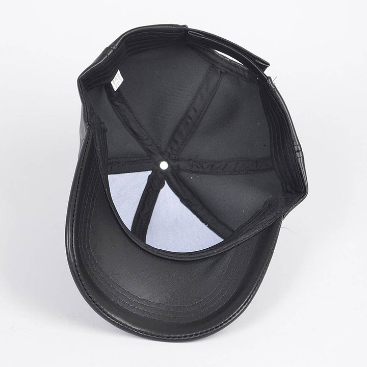 Faux Leather Cap