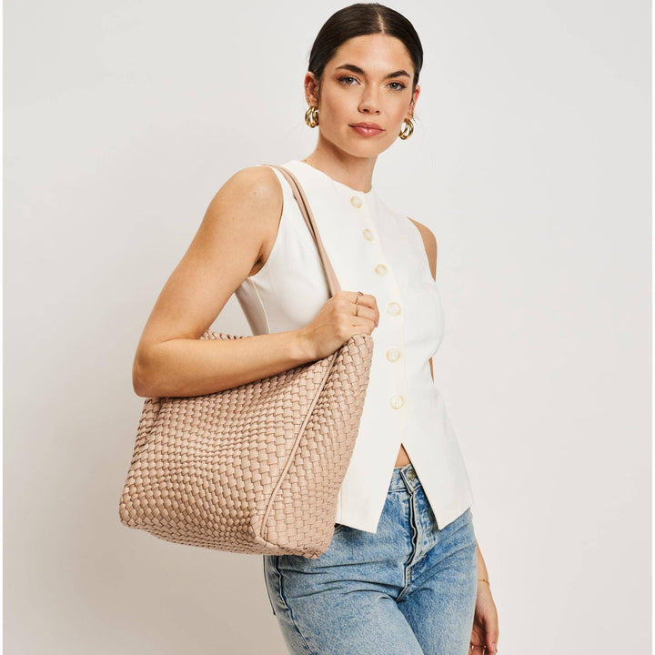 Natural Woven Tote