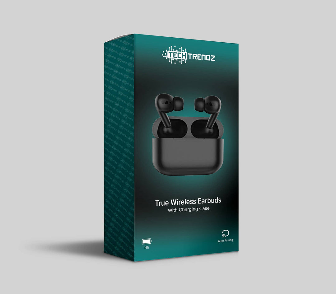 Pro Style Wireless Earbuds w/Charging Case