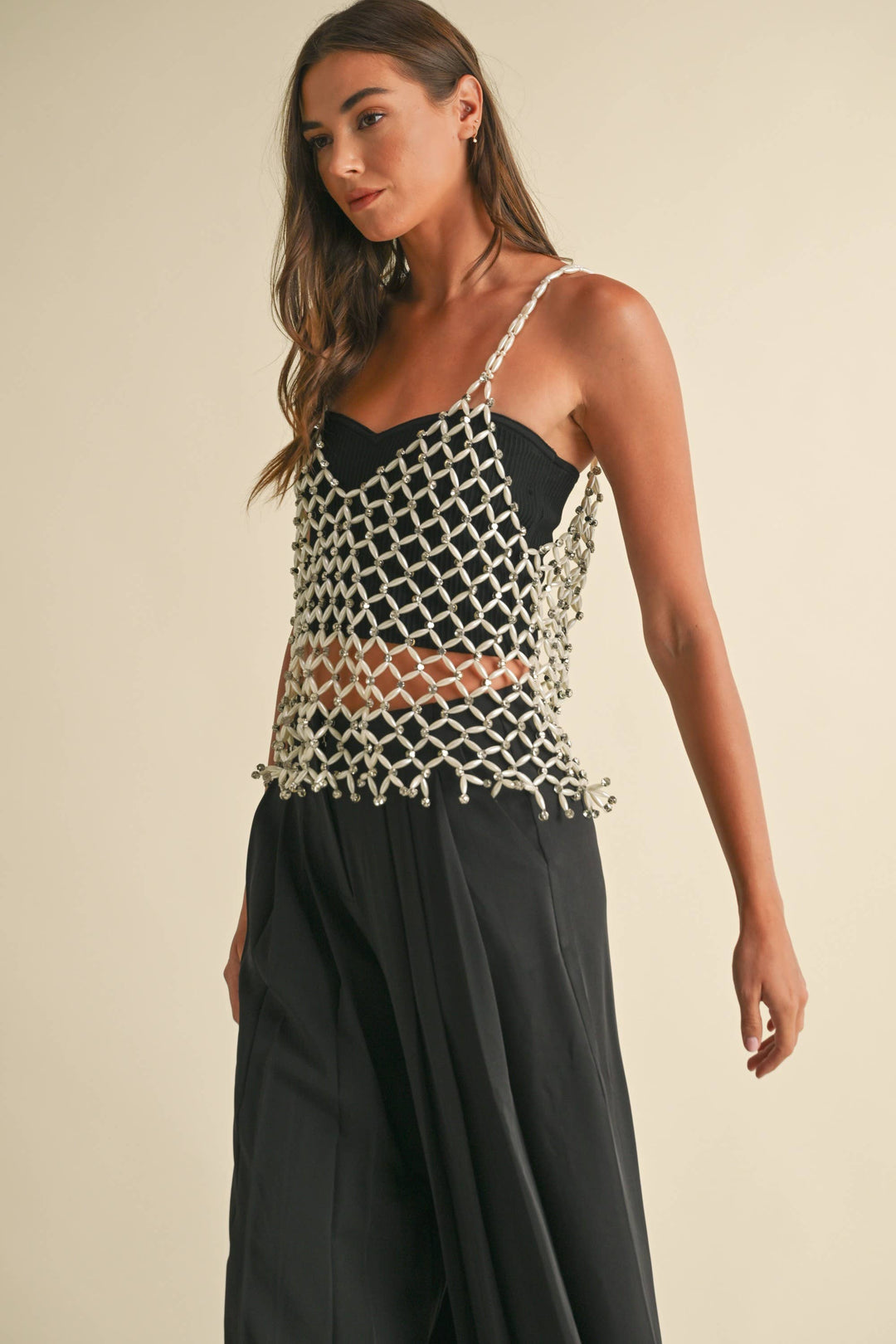 Pearl Net Top