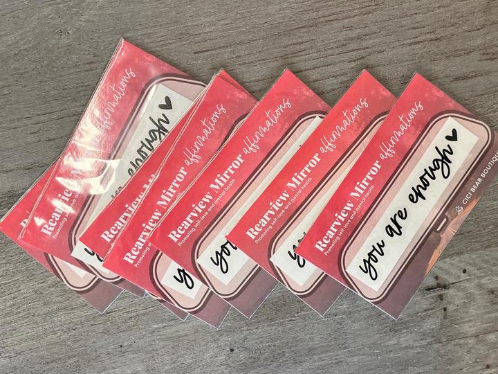 You Are Enough Mirror Decal