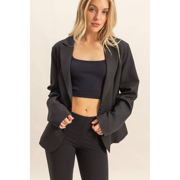 Single Button Blazer