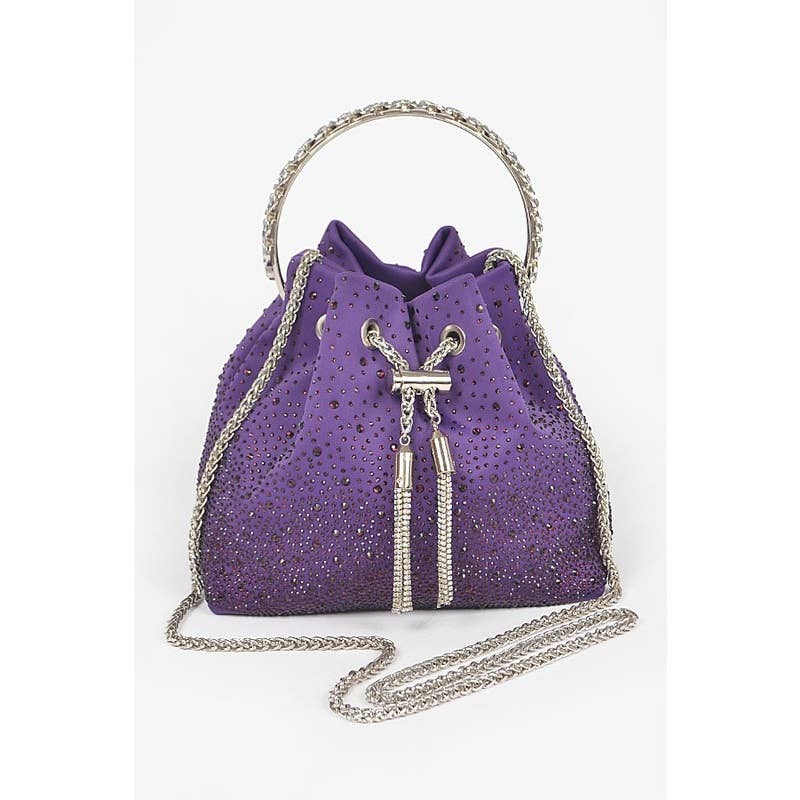 Rhinestone Embellished Evening Bag