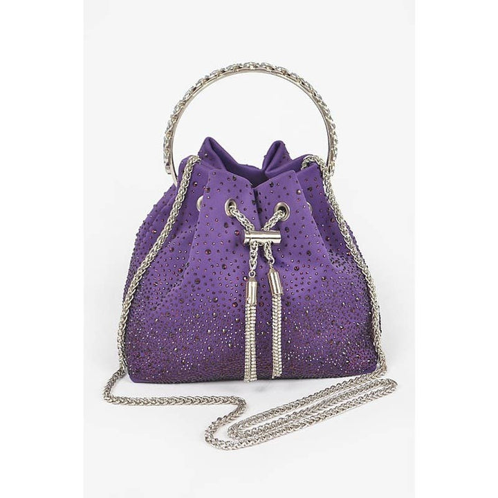 Rhinestone Embellished Evening Bag