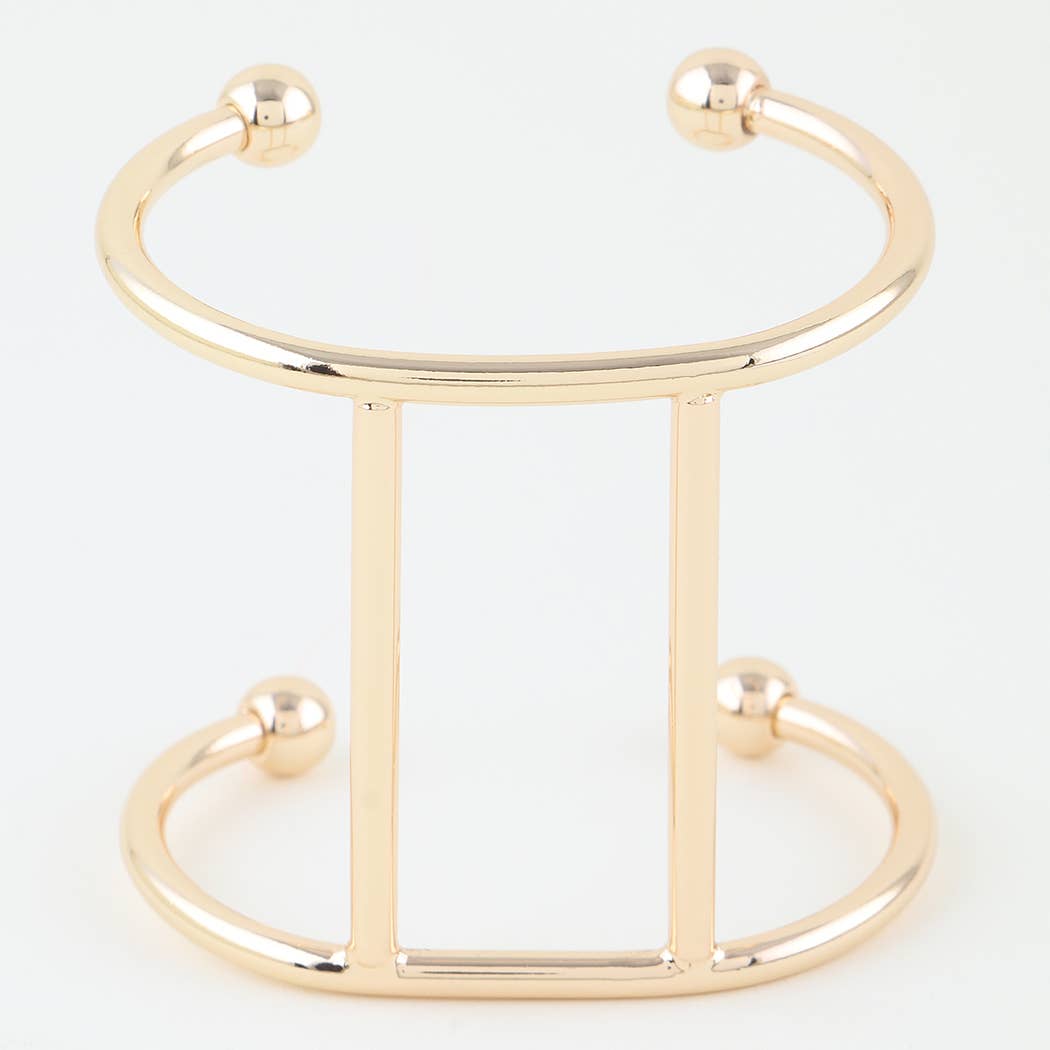 Wide II Open Cuff Bracelet