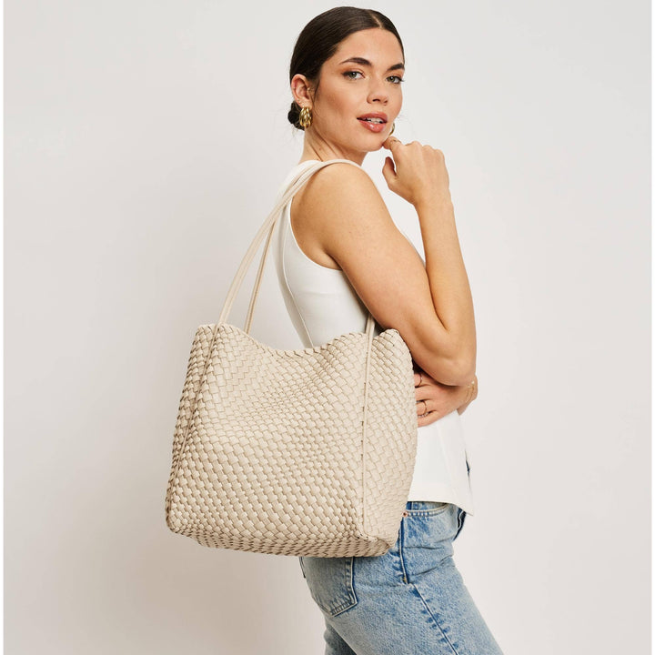 Natural Woven Tote