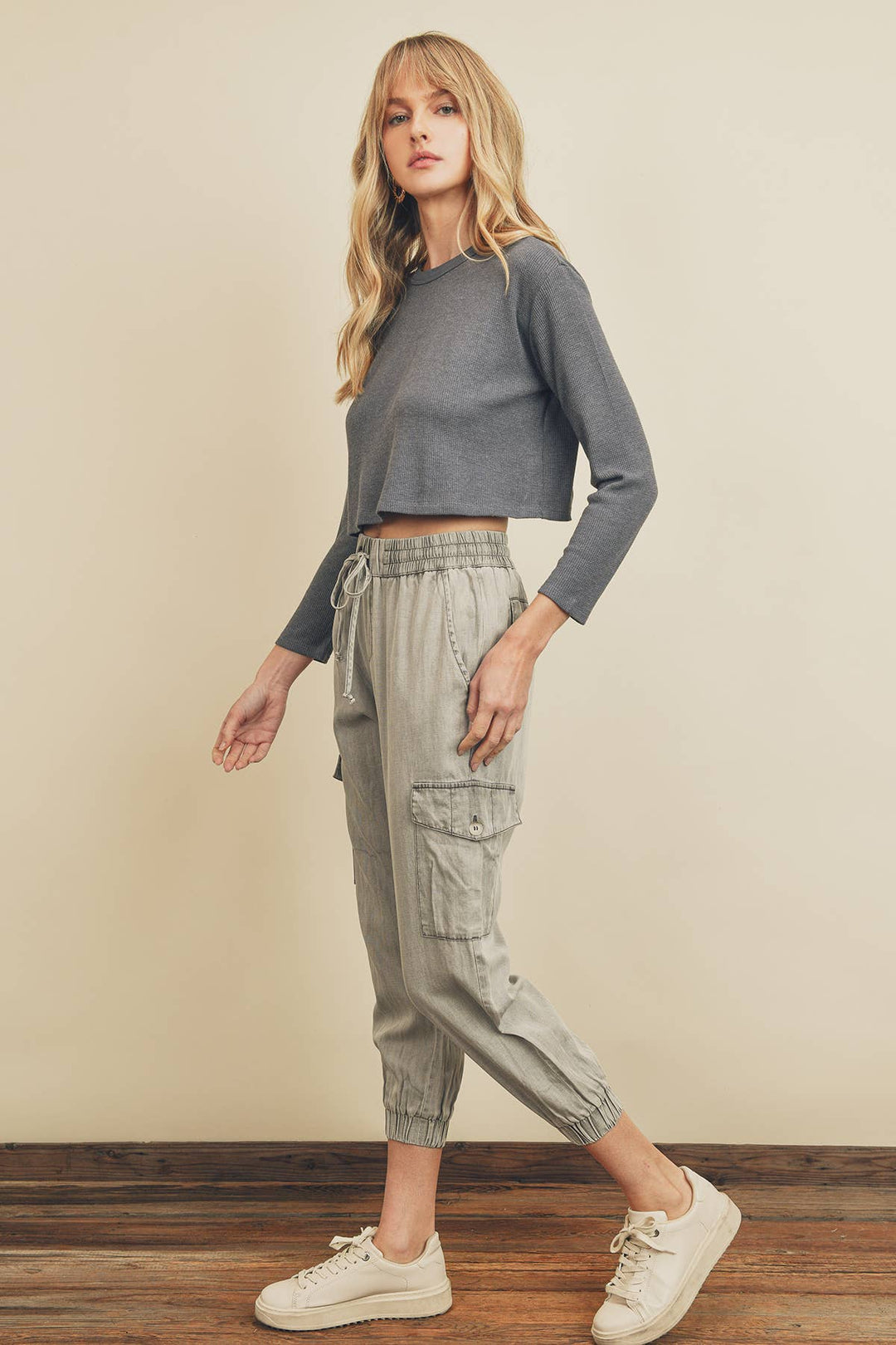 Washed Cargo Joggers