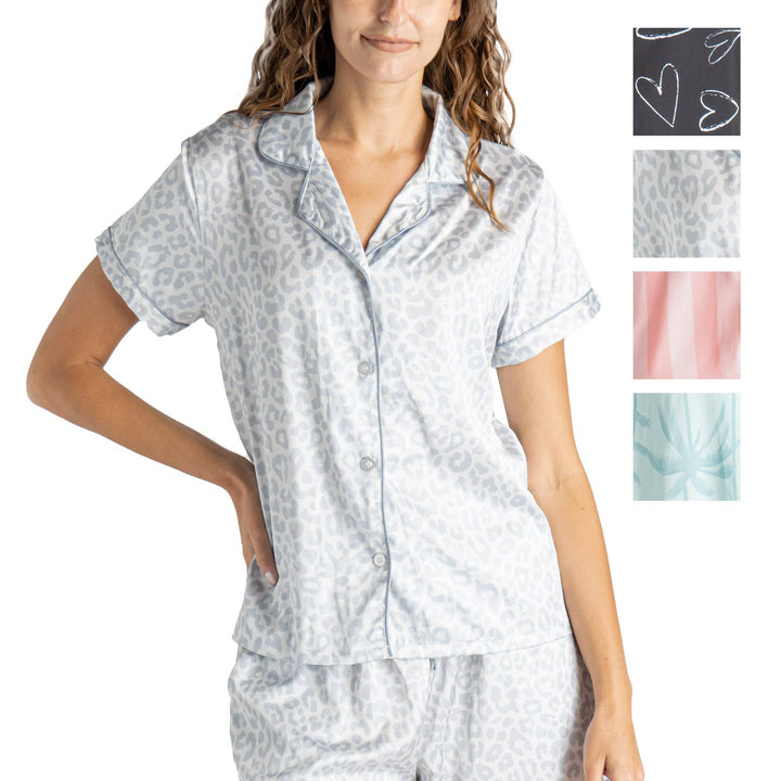 Hello Mello® Beauty Sleep Satin Pajama Top