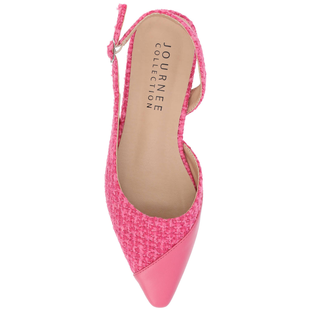 Pink Ballet Flat Womens Shoe