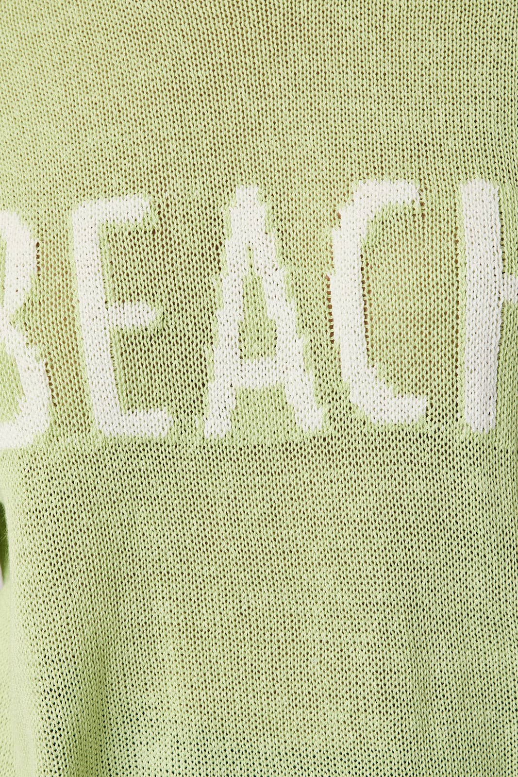 Lime Green BEACH Sweater