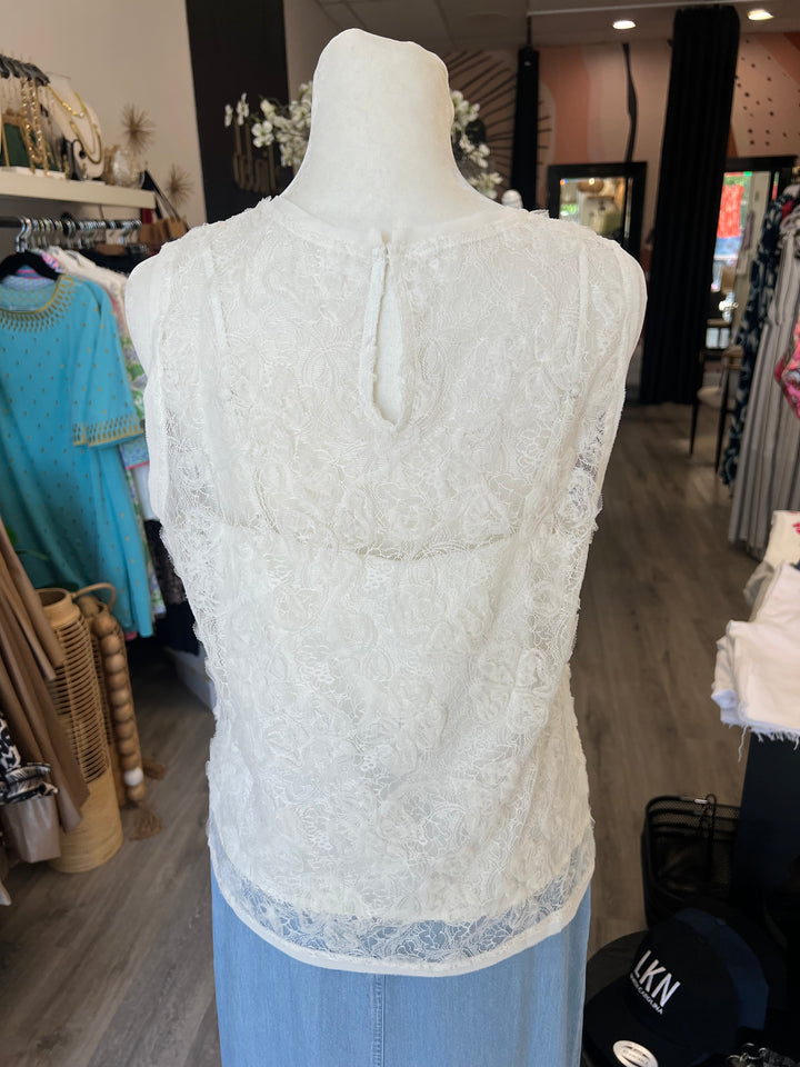 Ivory Lace Top