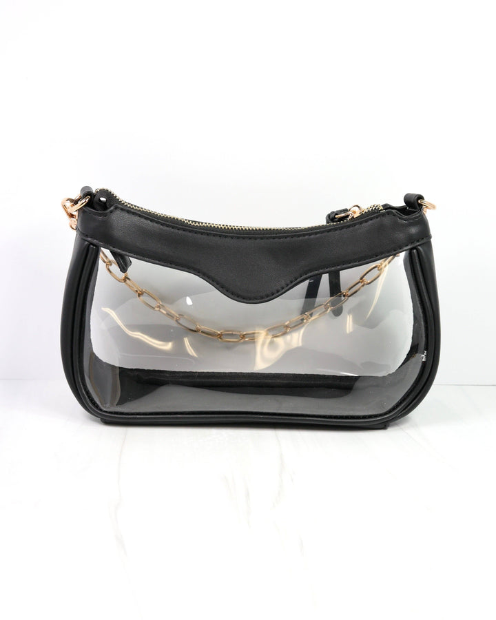 Clear Stadium Crossbody Handbag