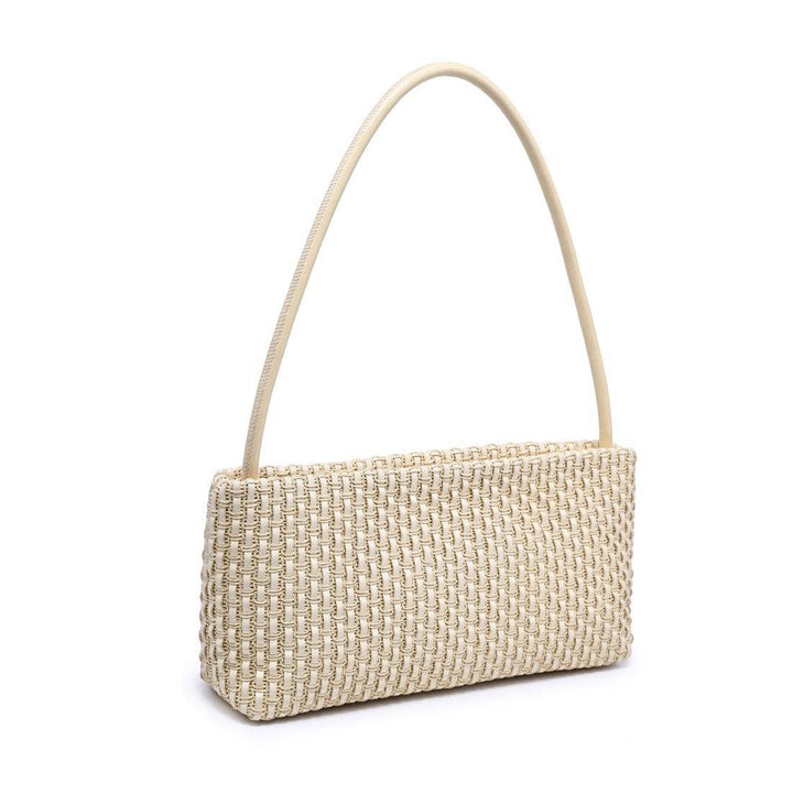 Natural Woven Shoulder Bag
