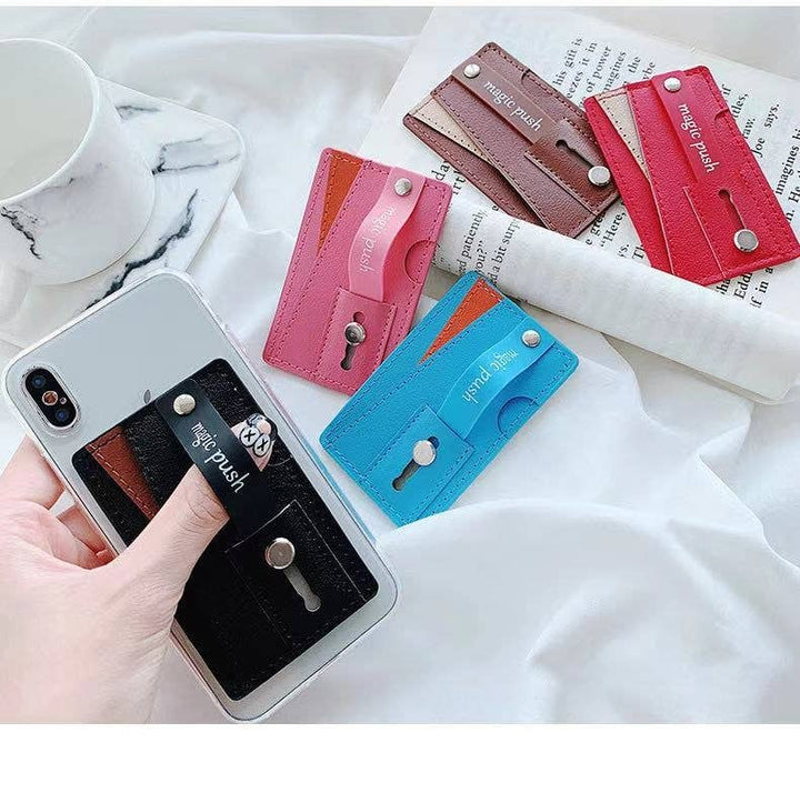 Card Holder w/Stand for cell phone