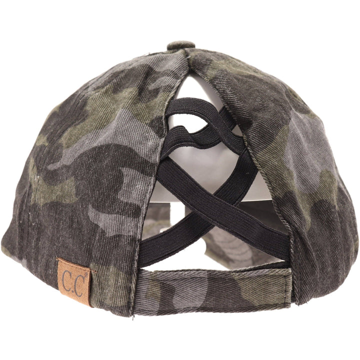 Criss-Cross Ponytail Ball Cap