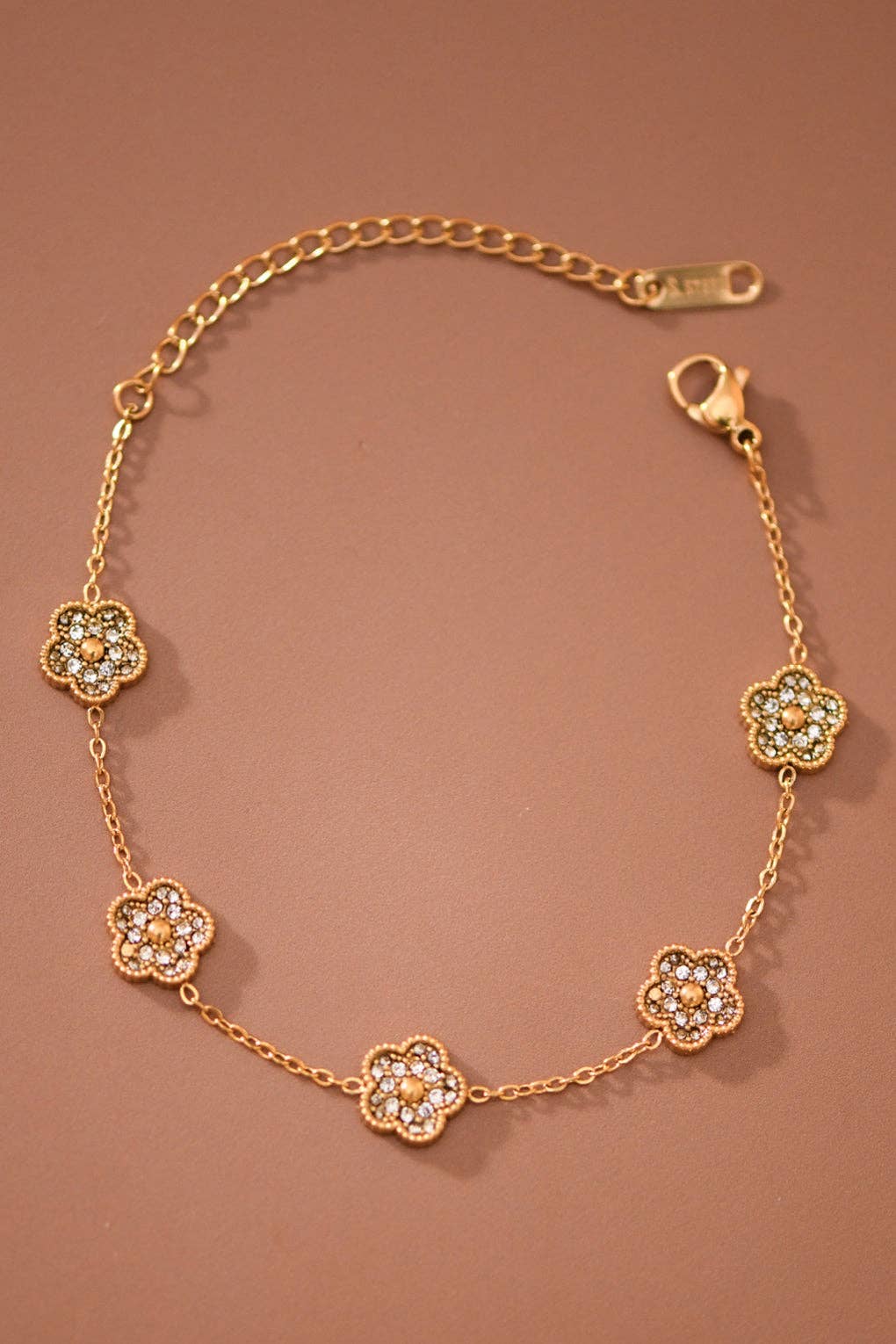 18K Gold Plated Waterproof Stainless Steel Chain Bracelet