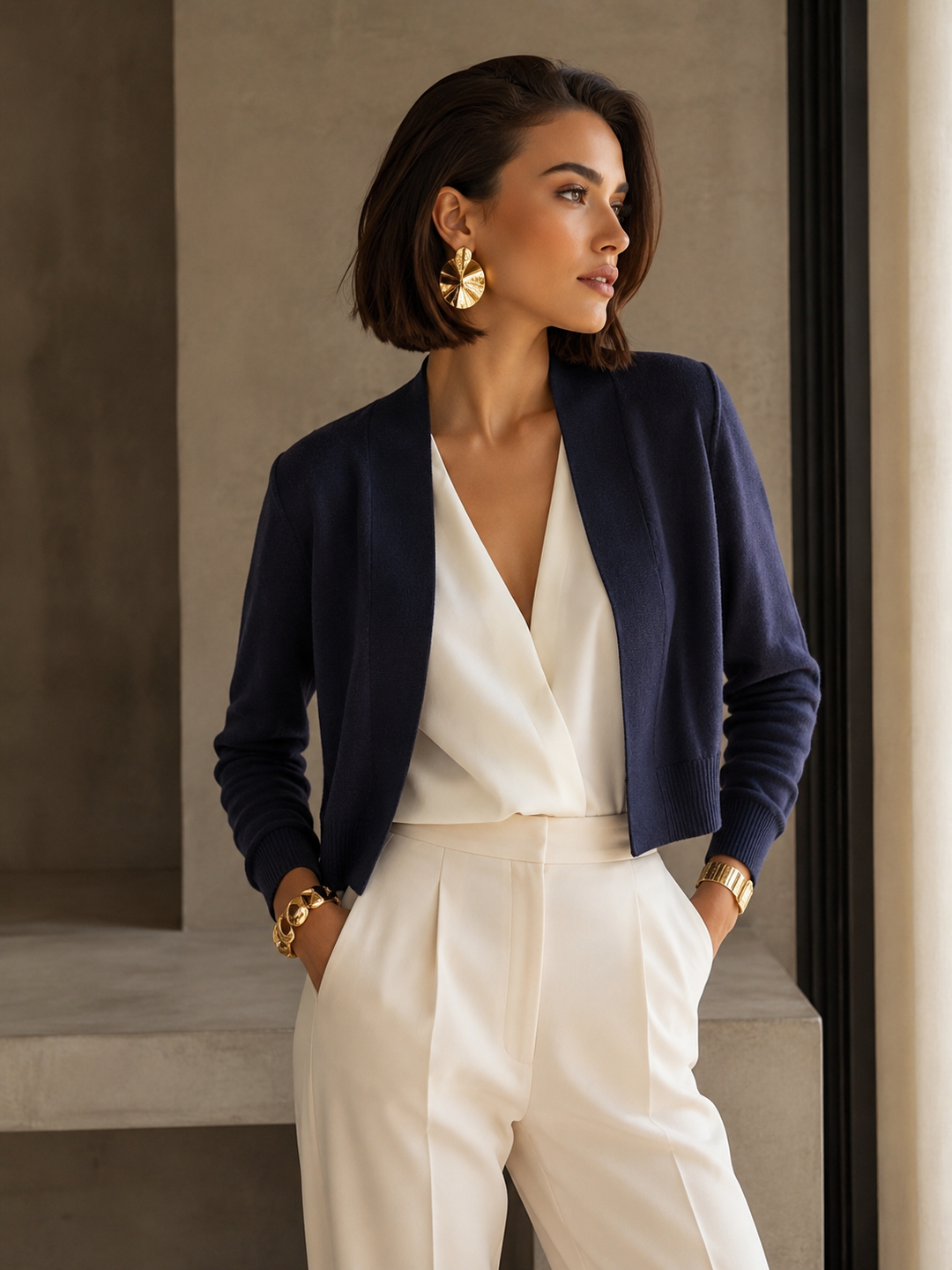 Red Lightweight Bolero