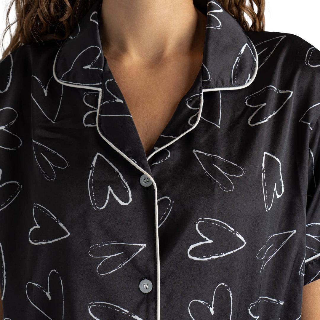 Hello Mello® Beauty Sleep Satin Pajama Top